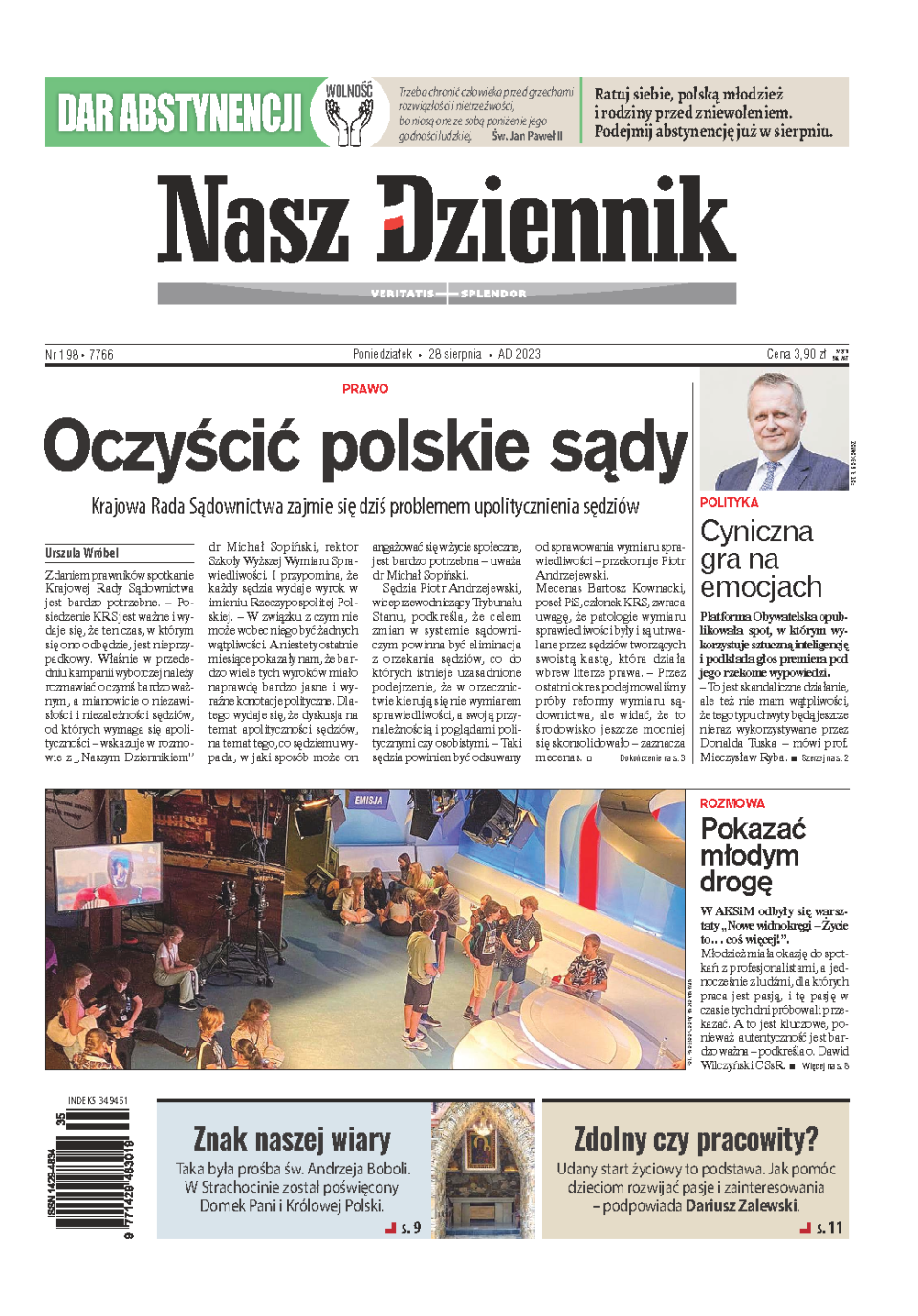 Nasz Dziennik z dnia 28.08.2023 wydanie PDF