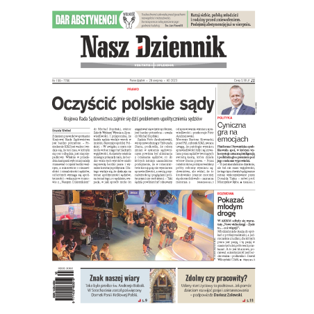 Nasz Dziennik z dnia 28.08.2023 wydanie PDF