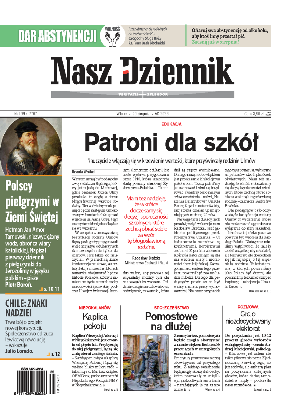 Nasz Dziennik z dnia 29.08.2023 wydanie PDF