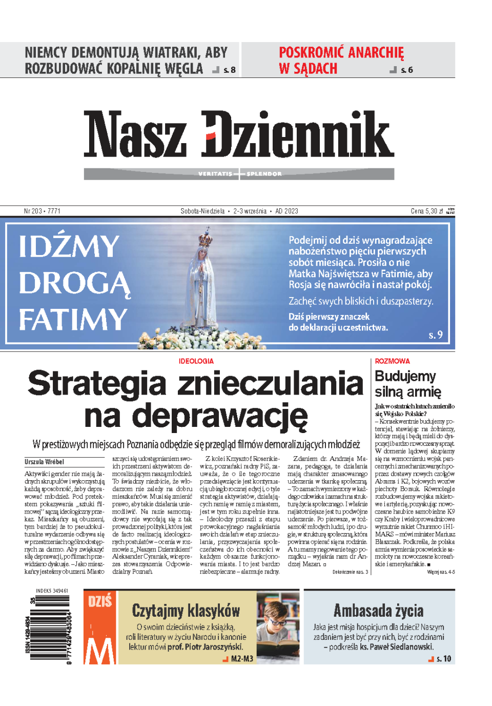Nasz Dziennik z dnia 02.09.2023 wydanie PDF