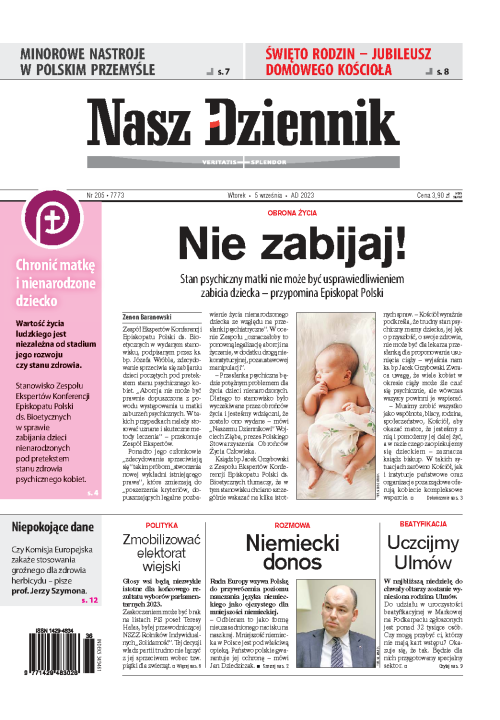 Nasz Dziennik z dnia 05.09.2023 wydanie PDF