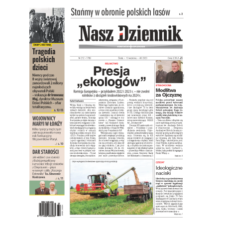 Nasz Dziennik z dnia 13.09.2023 wydanie PDF