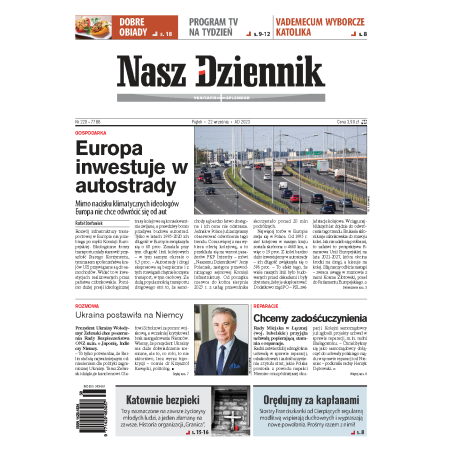 Nasz Dziennik z dnia 22.09.2023 wydanie PDF