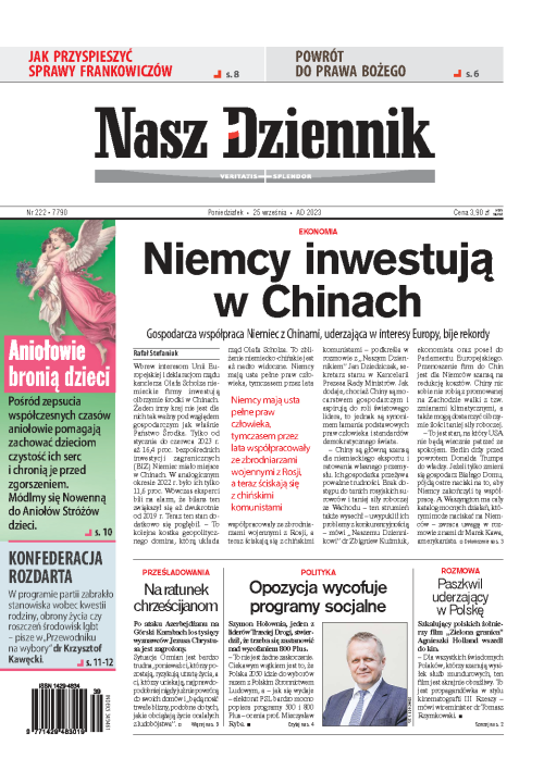Nasz Dziennik z dnia 25.09.2023 wydanie PDF