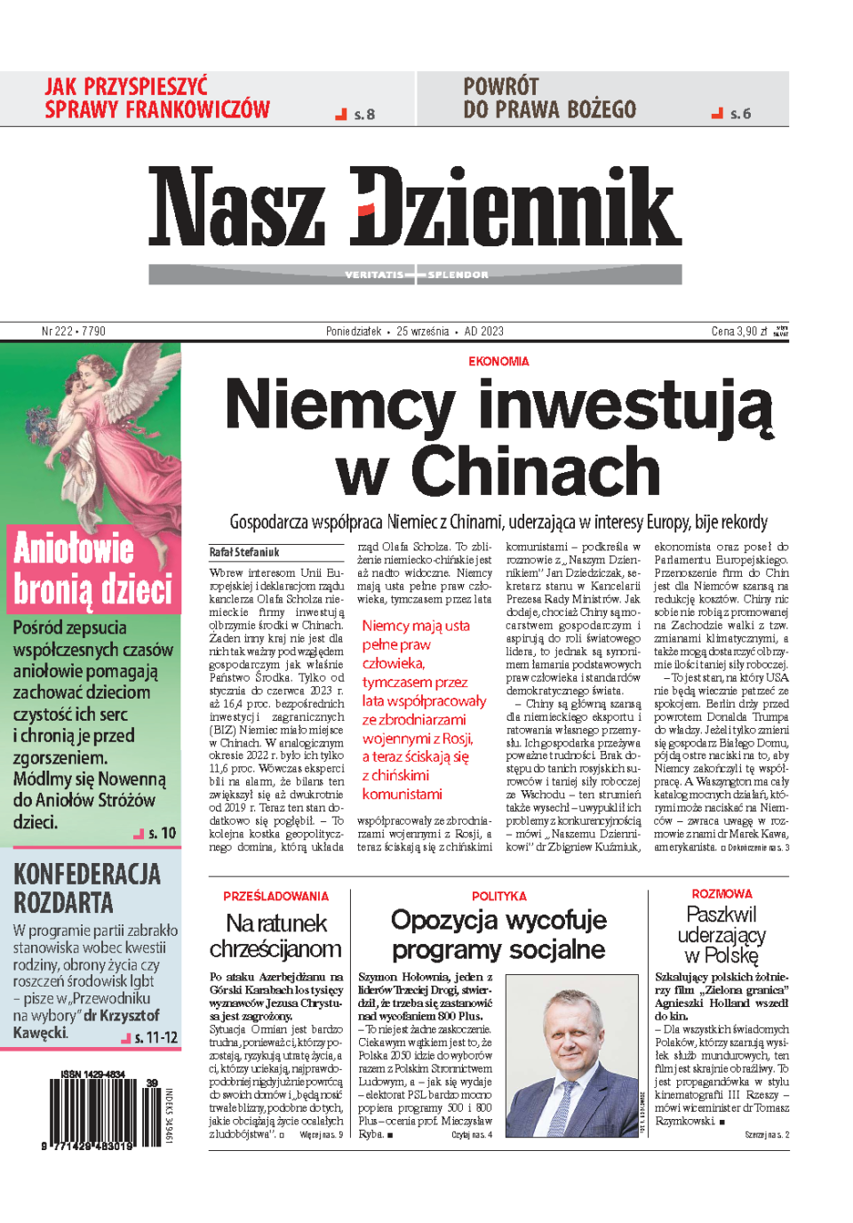 Nasz Dziennik z dnia 25.09.2023 wydanie PDF