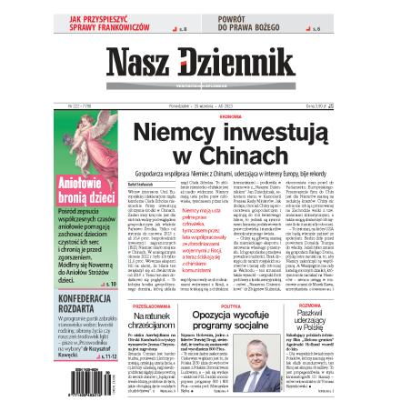 Nasz Dziennik z dnia 25.09.2023 wydanie PDF