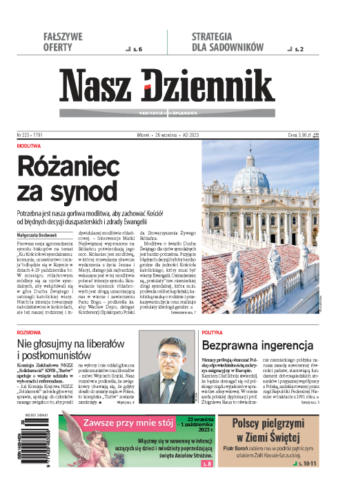 Nasz Dziennik z dnia 26.09.2023 wydanie PDF