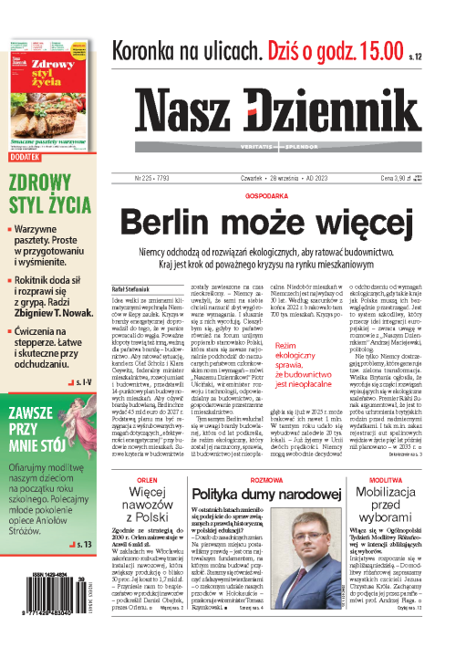 Nasz Dziennik z dnia 28.09.2023 wydanie PDF