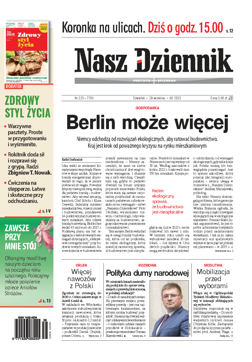 Nasz Dziennik z dnia 28.09.2023 wydanie PDF