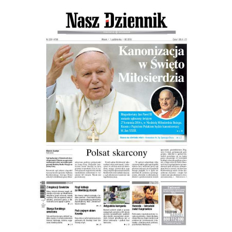 Nasz Dziennik z dnia 01.10.2013 wydanie PDF