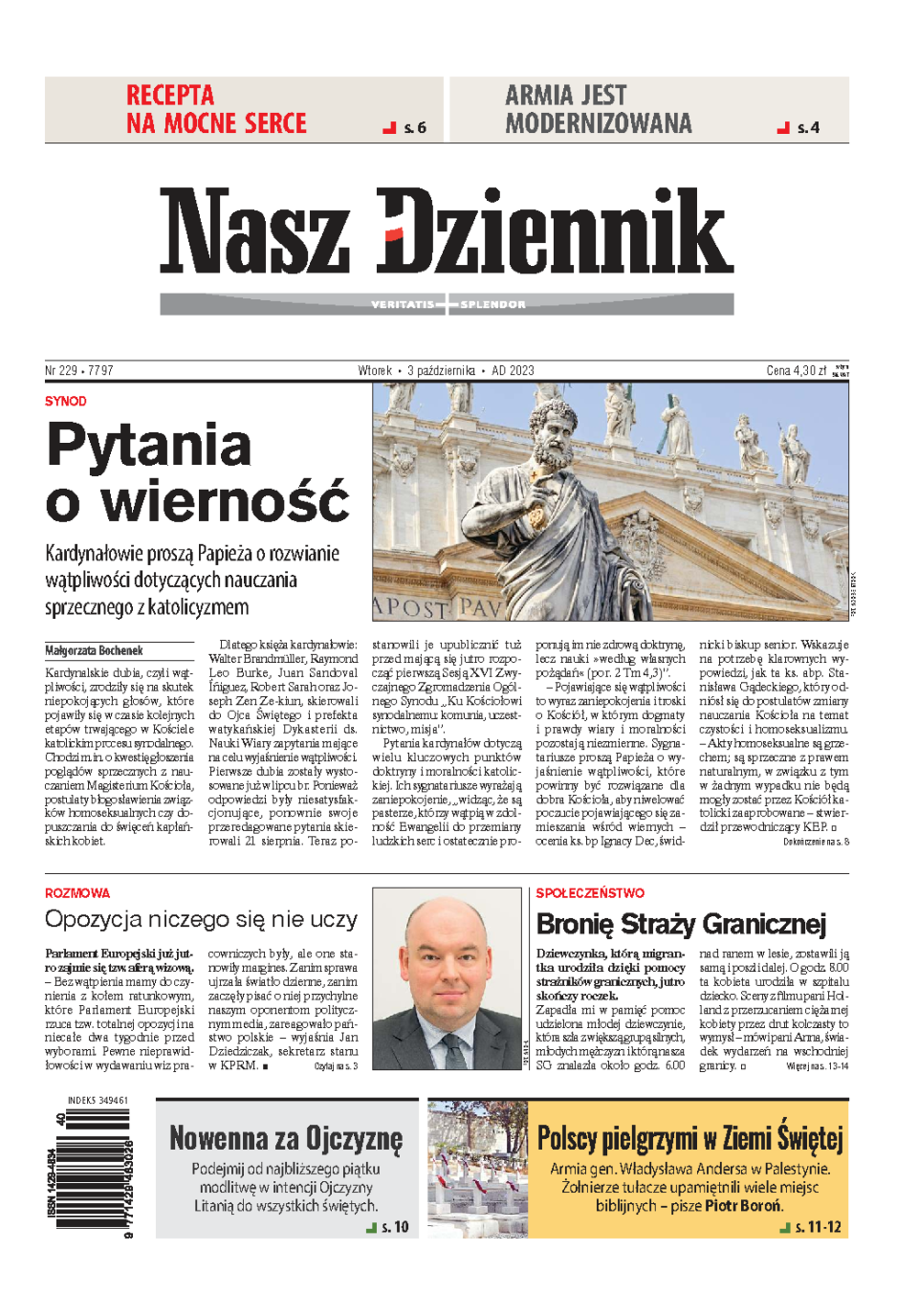 Nasz Dziennik z dnia 03.10.2023 wydanie PDF