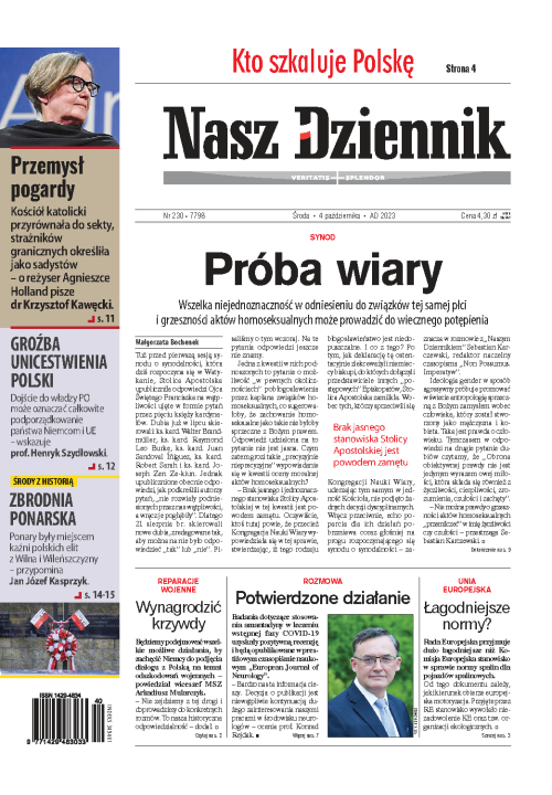 Nasz Dziennik z dnia 04.10.2023 wydanie PDF