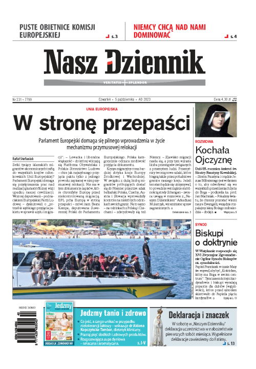 Nasz Dziennik z dnia 05.10.2023 wydanie PDF