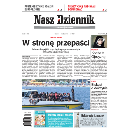 Nasz Dziennik z dnia 05.10.2023 wydanie PDF