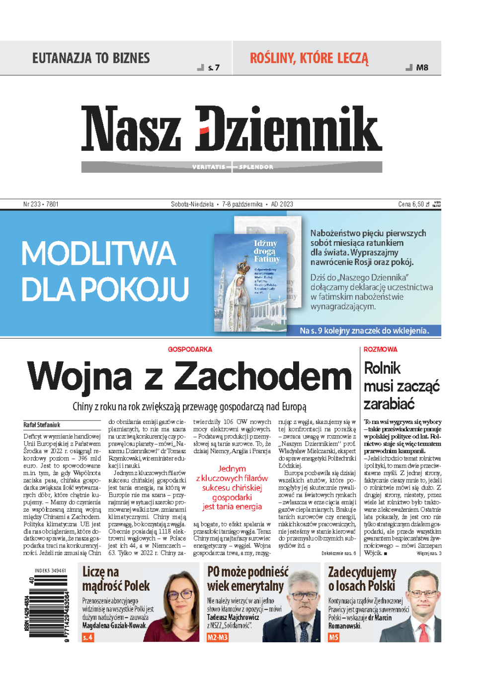 Nasz Dziennik z dnia 07.10.2023 wydanie PDF