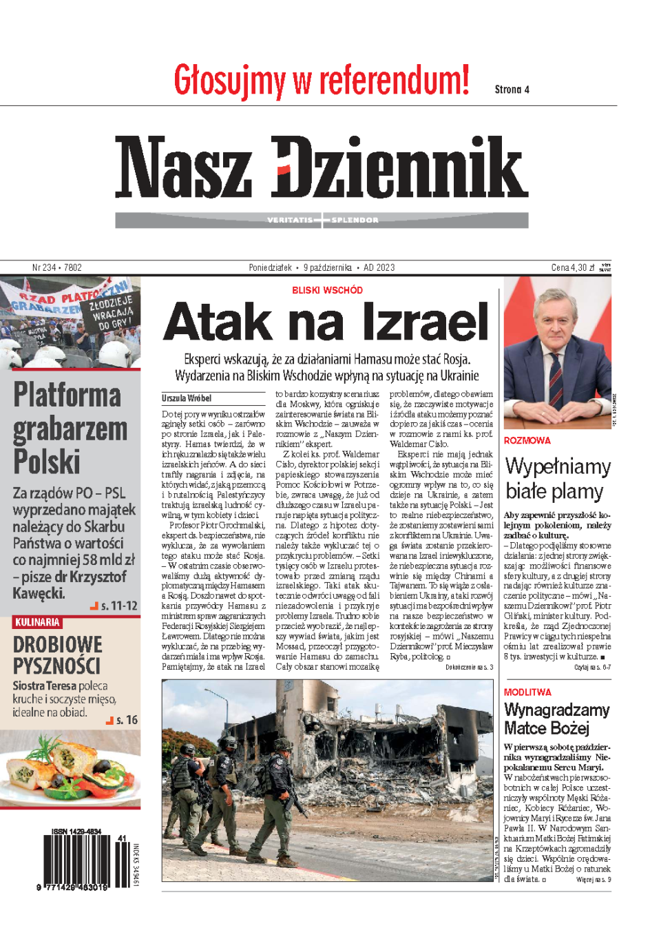 Nasz Dziennik z dnia 09.10.2023 wydanie PDF