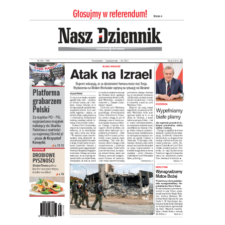 Nasz Dziennik z dnia 09.10.2023 wydanie PDF