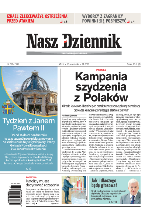 Nasz Dziennik z dnia 10.10.2023 wydanie PDF