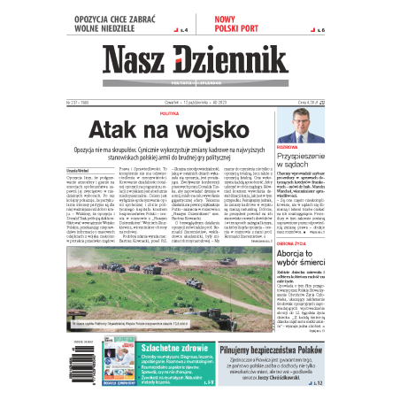 Nasz Dziennik z dnia 12.10.2023 wydanie PDF