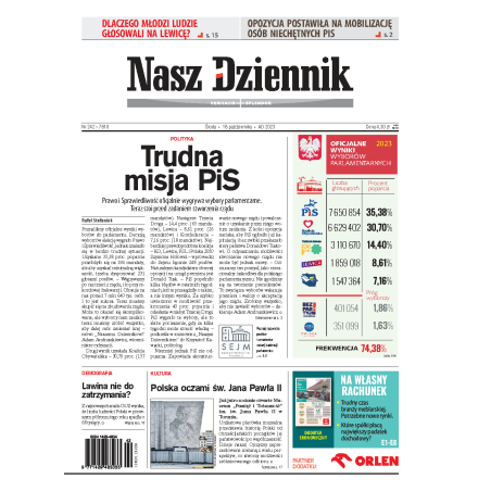 Nasz Dziennik z dnia 18.10.2023 wydanie PDF