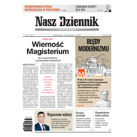 Nasz Dziennik z dnia 28.10.2023 wydanie PDF