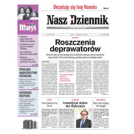 Nasz Dziennik z dnia 03.11.2023 wydanie PDF