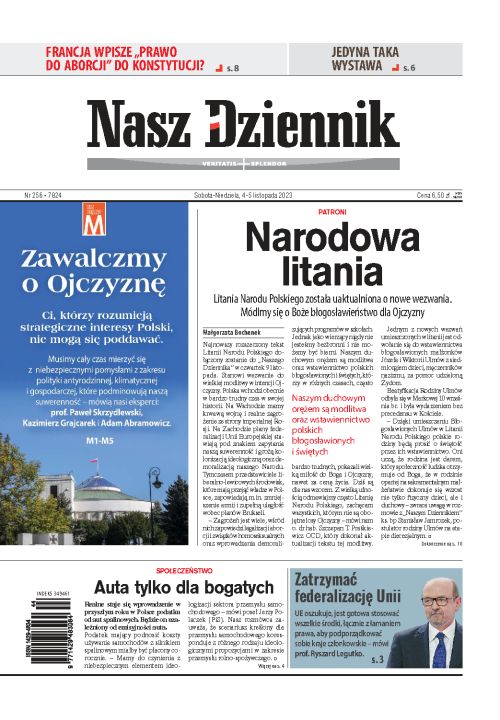 Nasz Dziennik z dnia 04.11.2023 wydanie PDF