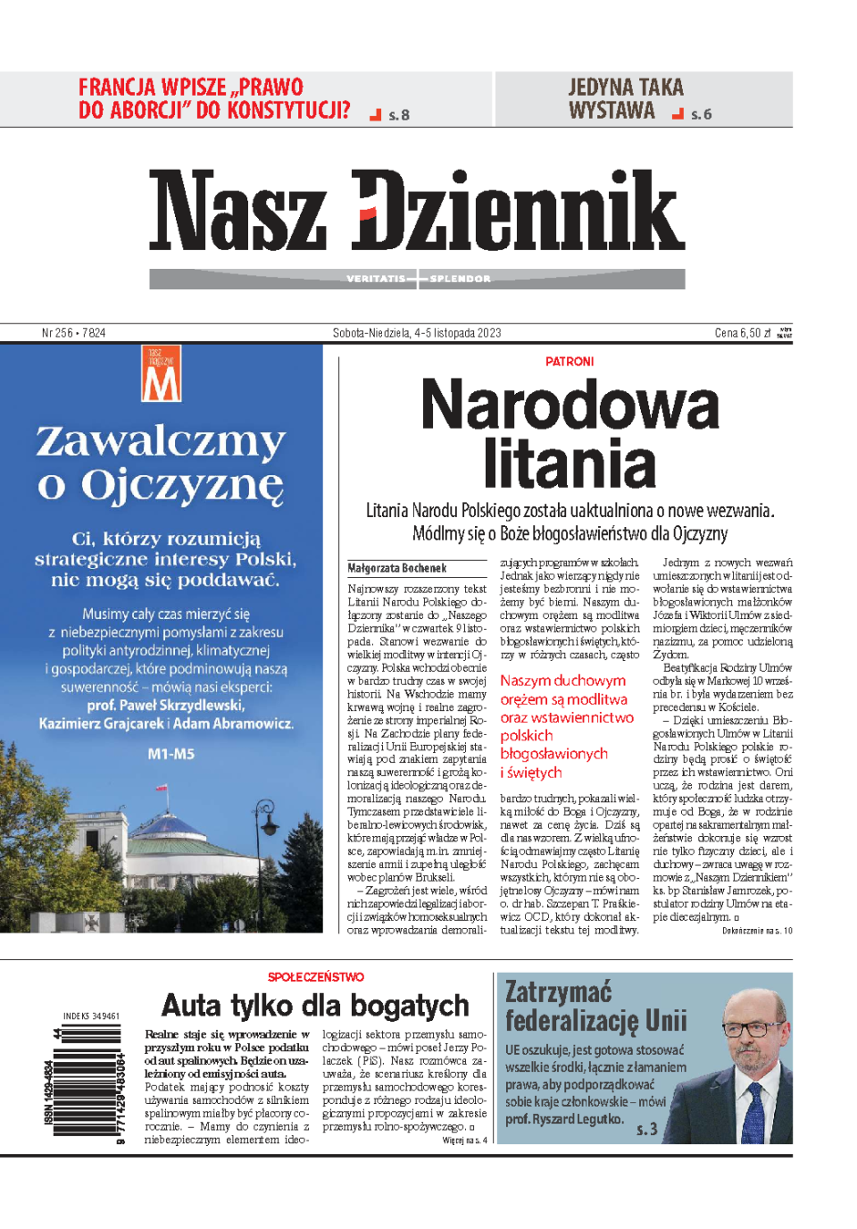 Nasz Dziennik z dnia 04.11.2023 wydanie PDF