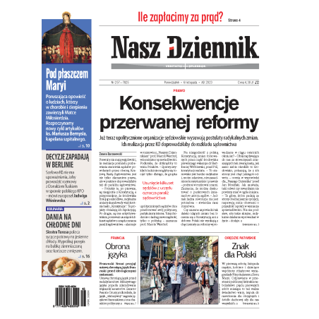 Nasz Dziennik z dnia 06.11.2023 wydanie PDF