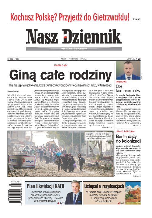 Nasz Dziennik z dnia 07.11.2023 wydanie PDF