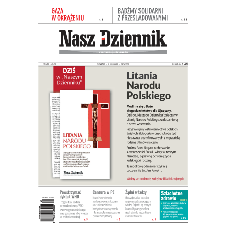 Nasz Dziennik z dnia 09.11.2023 wydanie PDF