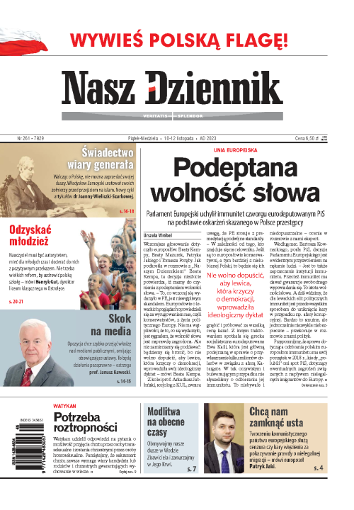 Nasz Dziennik z dnia 10.11.2023 wydanie PDF
