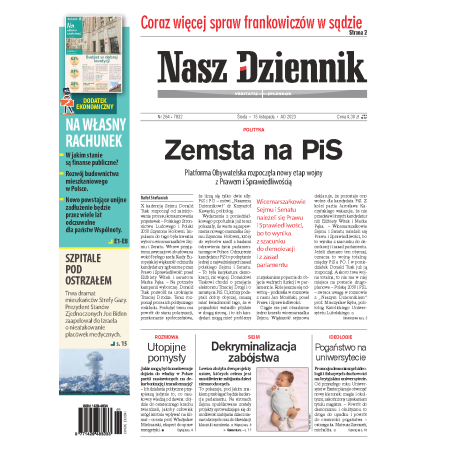 Nasz Dziennik z dnia 15.11.2023 wydanie PDF