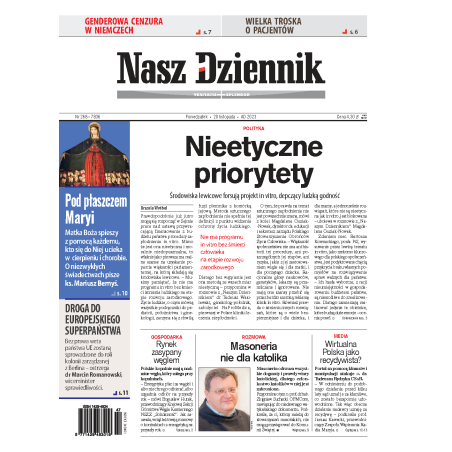 Nasz Dziennik z dnia 20.11.2023 wydanie PDF