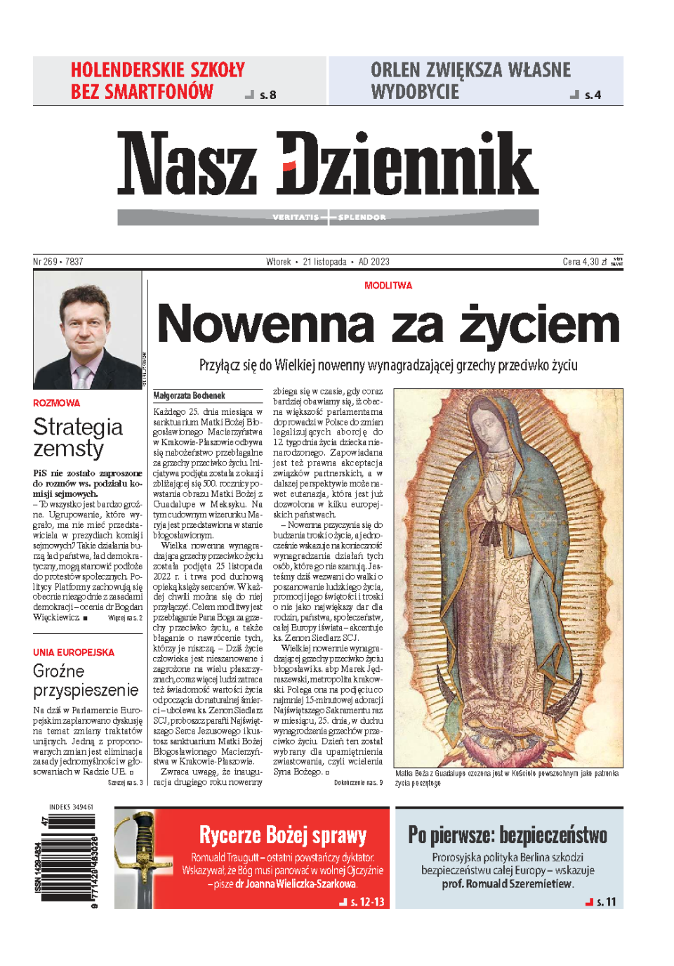 Nasz Dziennik z dnia 21.11.2023 wydanie PDF