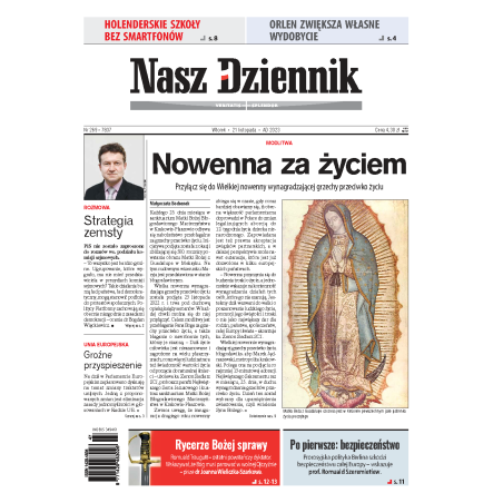 Nasz Dziennik z dnia 21.11.2023 wydanie PDF