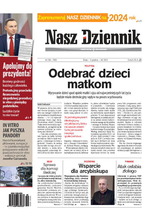 Nasz Dziennik z dnia 06.12.2023 wydanie PDF