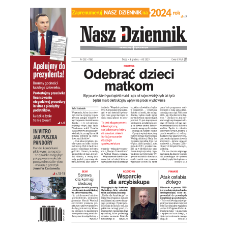 Nasz Dziennik z dnia 06.12.2023 wydanie PDF