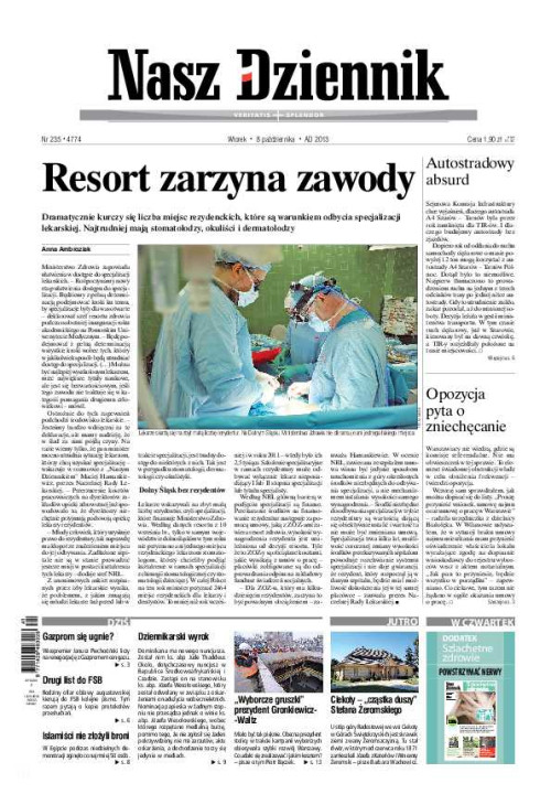 Nasz Dziennik z dnia 08.10.2013 wydanie PDF