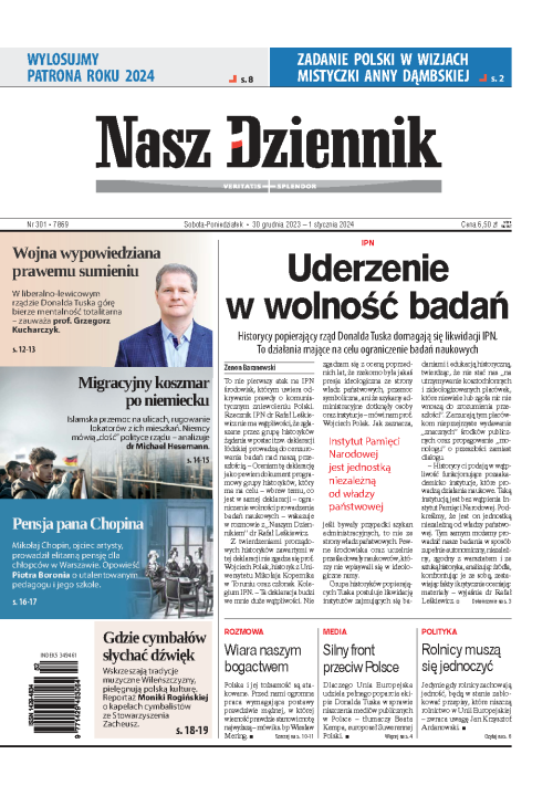 Nasz Dziennik z dnia 30.12.2023 wydanie PDF