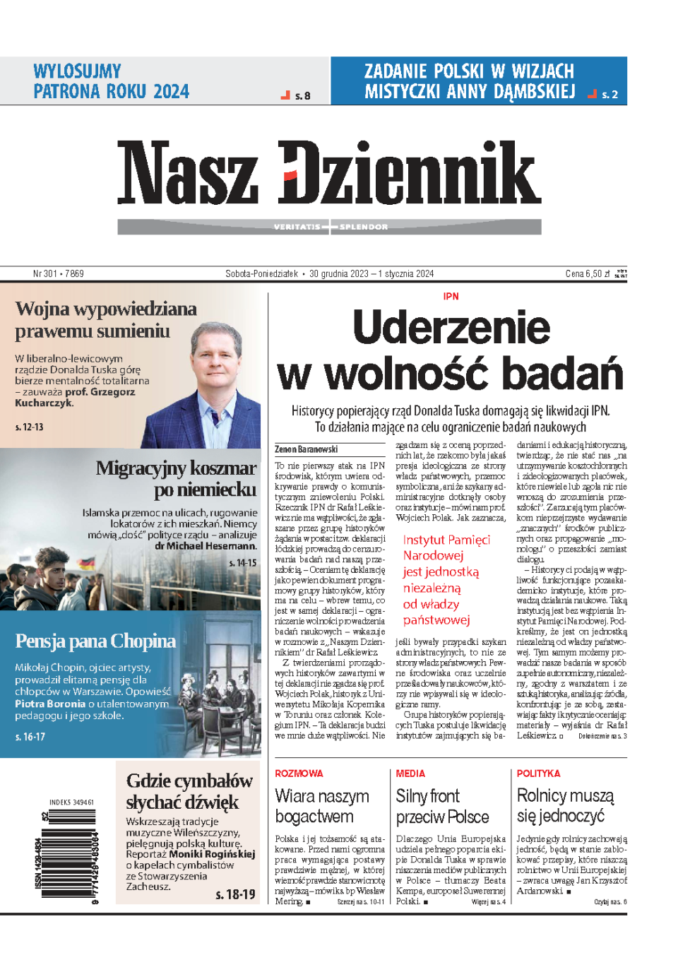 Nasz Dziennik z dnia 30.12.2023 wydanie PDF