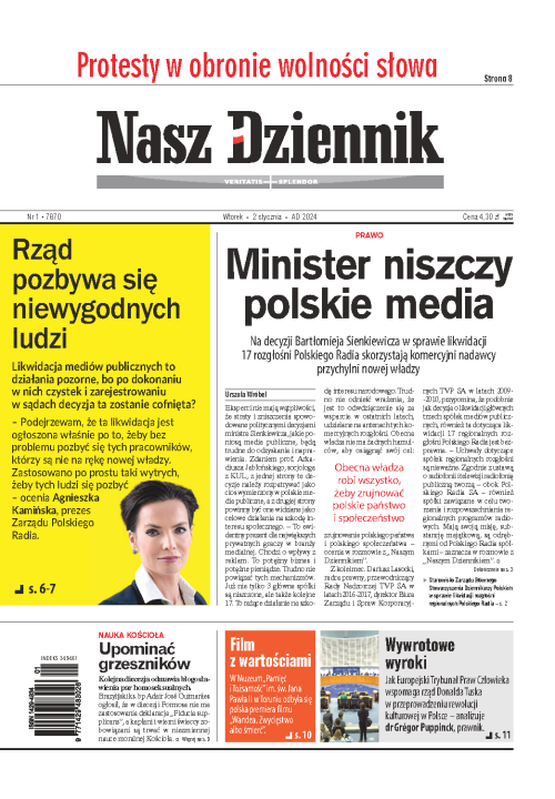 Nasz Dziennik z dnia 02.01.2024 wydanie PDF