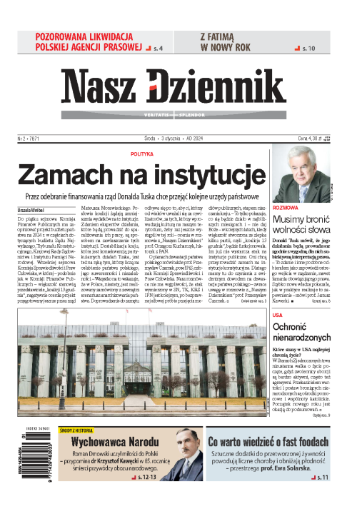 Nasz Dziennik z dnia 03.01.2024 wydanie PDF