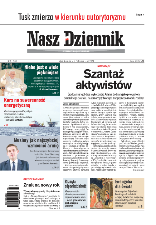Nasz Dziennik z dnia 05.01.2024 wydanie PDF