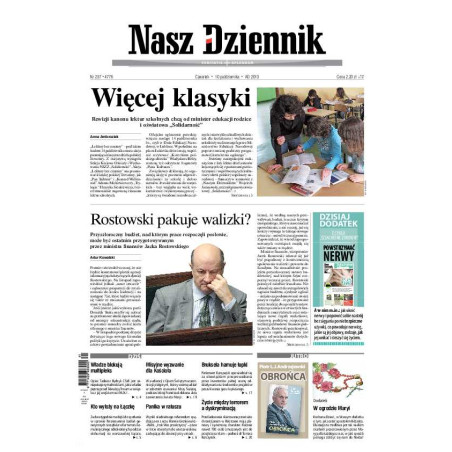 Nasz Dziennik z dnia 10.10.2013 wydanie PDF