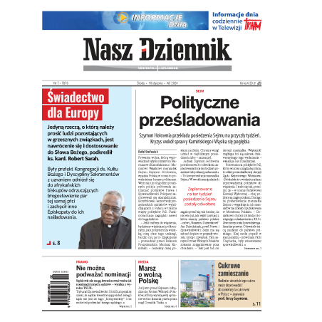 Nasz Dziennik z dnia 10.01.2024 wydanie PDF