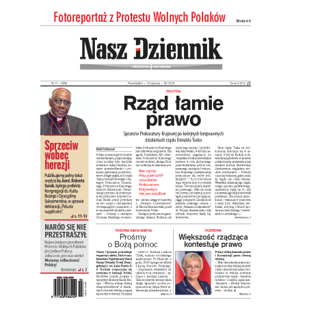Nasz Dziennik z dnia 15.01.2024 wydanie PDF