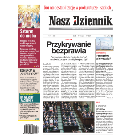 Nasz Dziennik z dnia 17.01.2024 wydanie PDF