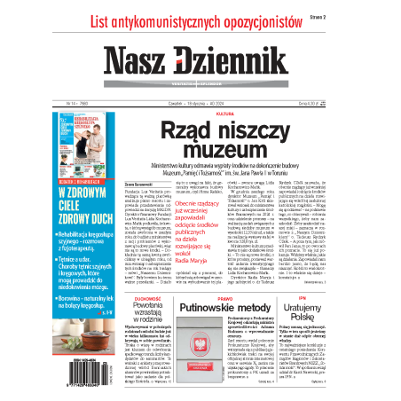 Nasz Dziennik z dnia 18.01.2024 wydanie PDF