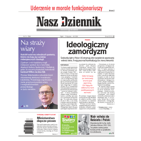 Nasz Dziennik z dnia 19.01.2024 wydanie PDF